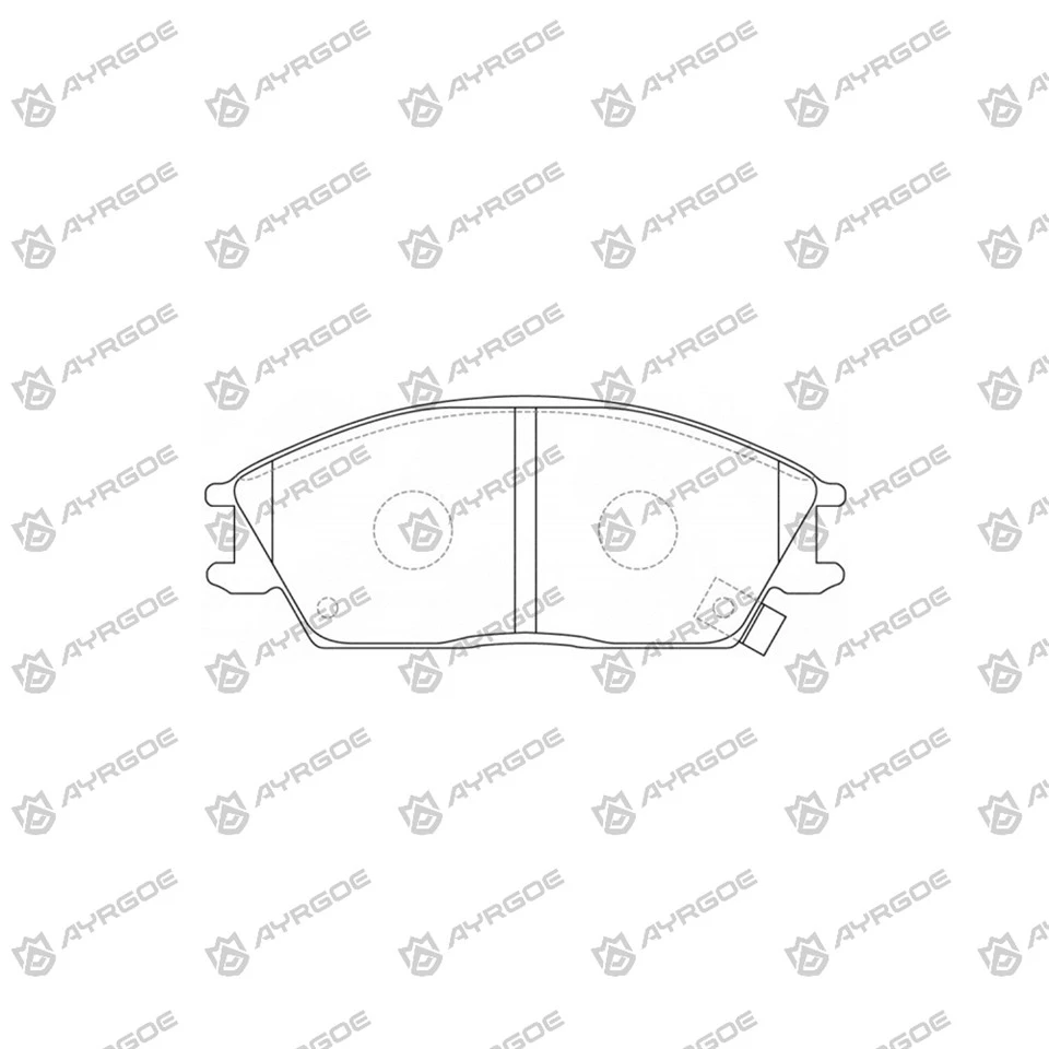 D11091mH nres Pads rau Hyundai Matrix FC8
