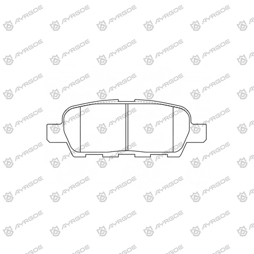 D1244 Nres Pads rau VW Transporter Shutle 7Beb